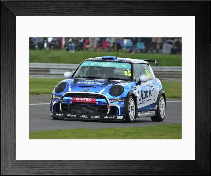 Framed Print : CM35 6225 Nelson King, Laser Tools Racing Framed Print : CM35 6225 Nelson King, Laser Tools Racing