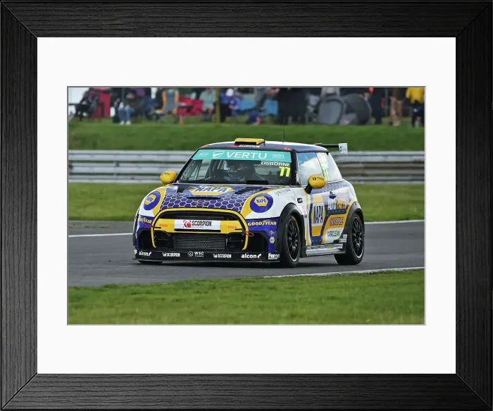 Framed Print : CM35 6246 Jamie Osborne, Mini JCW, NAPA Racing UK Framed Print : CM35 6246 Jamie Osborne, Mini JCW, NAPA Racing UK