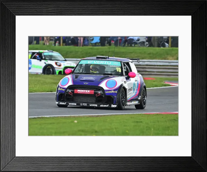 Framed Print : CM35 6251 Bradley Gravett, MINI JCW, EXCELR8 Motorsport Framed Print : CM35 6251 Bradley Gravett, MINI JCW, EXCELR8 Motorsport