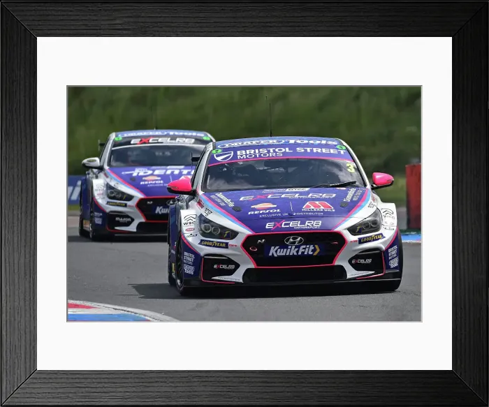 Framed Print : CM34 6922 Tom Chilton, Hyundai i30N, Team Bristol Street Motors Framed Print : CM34 6922 Tom Chilton, Hyundai i30N, Team Bristol Street Motors