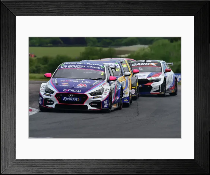 Framed Print : CM34 6962 Tom Chilton, Hyundai i30N, Team Bristol Street Motors Framed Print : CM34 6962 Tom Chilton, Hyundai i30N, Team Bristol Street Motors