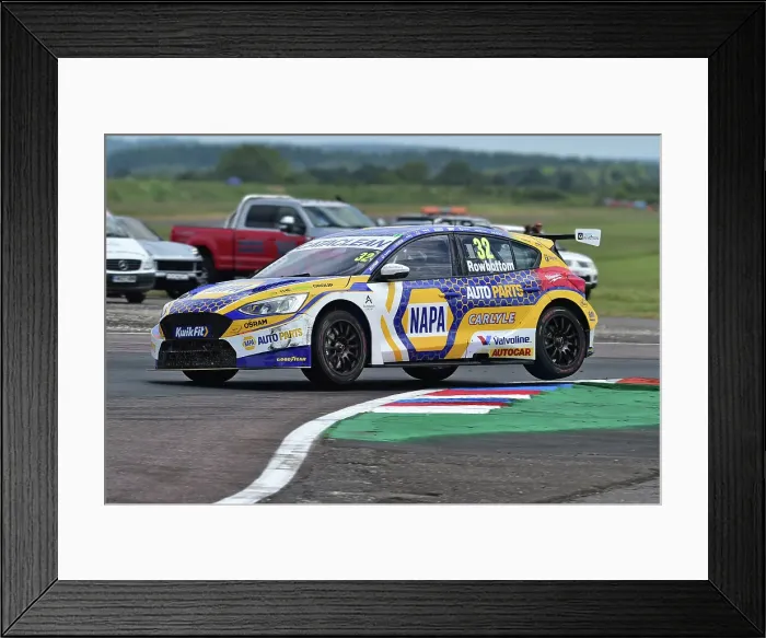 Framed Print : CM34 7075 Daniel Rowbottom, Ford Focus ST, NAPA Racing UK Framed Print : CM34 7075 Daniel Rowbottom, Ford Focus ST, NAPA Racing UK