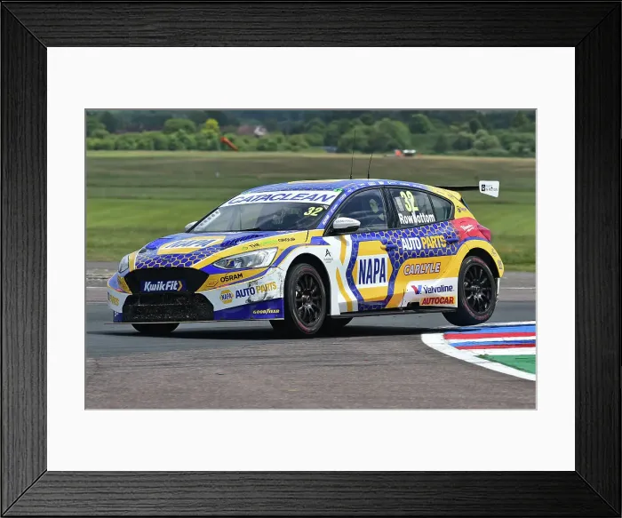 Framed Print : CM34 7125 Daniel Rowbottom, Ford Focus ST, NAPA Racing UK Framed Print : CM34 7125 Daniel Rowbottom, Ford Focus ST, NAPA Racing UK