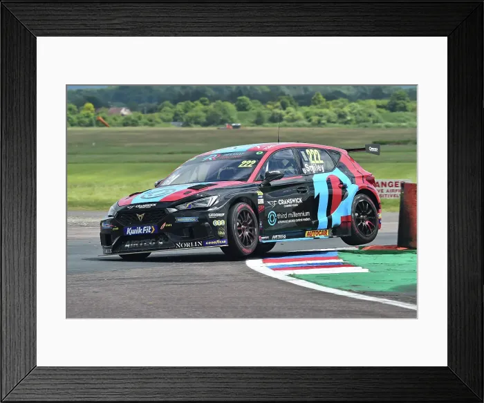 Framed Print : CM34 7155 Chris Smiley, Cupra Leon, Restart Racing Framed Print : CM34 7155 Chris Smiley, Cupra Leon, Restart Racing