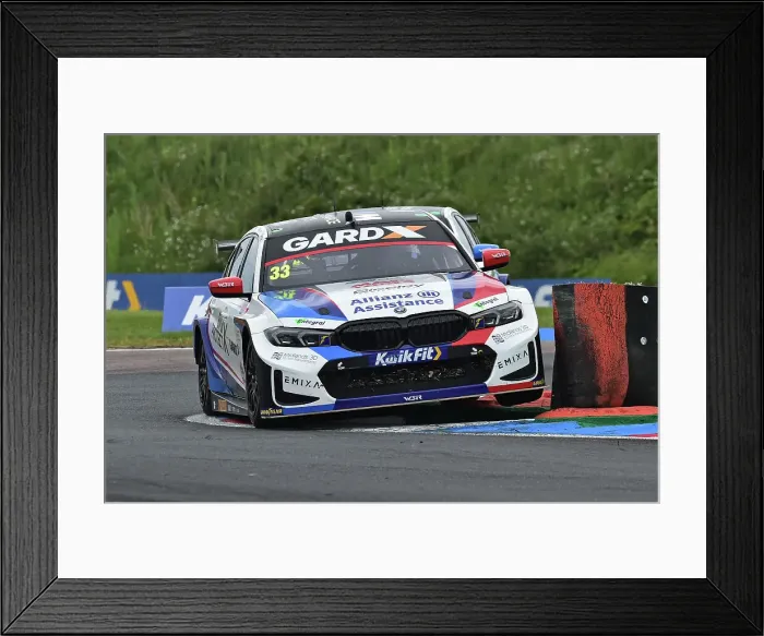 Framed Print : CM34 7822 Adam Morgan, BMW 330e M Sport, Team BMW