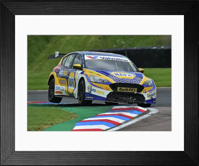 Framed Print : CM34 7887 Ashley Sutton, Ford Focus ST, NAPA Racing UK Framed Print : CM34 7887 Ashley Sutton, Ford Focus ST, NAPA Racing UK