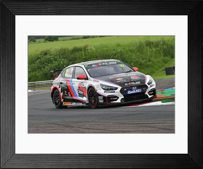 Framed Print : CJ14 0630 Nick Halstead, Hyundai i30N, Team Bristol Street Motors Framed Print : CJ14 0630 Nick Halstead, Hyundai i30N, Team Bristol Street Motors