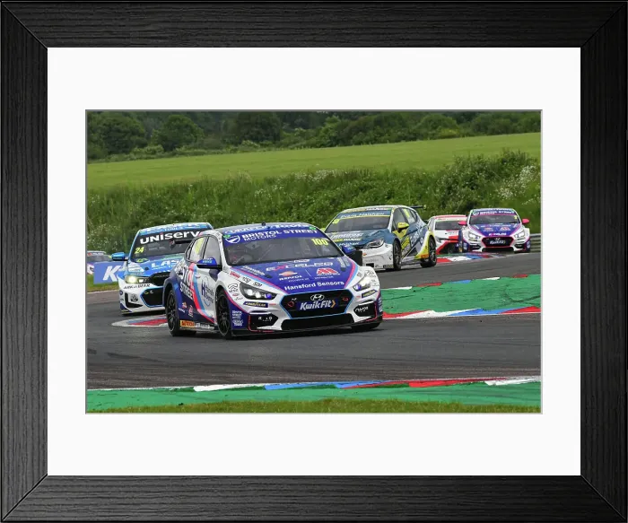 Framed Print : CJ14 0637 Tom Ingram, Hyundai i30N, Team Bristol Street Motors Framed Print : CJ14 0637 Tom Ingram, Hyundai i30N, Team Bristol Street Motors