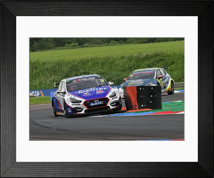Framed Print : CJ14 0643 Ronan Pearson, Hyundai i30N, Team Bristol Street Motors Framed Print : CJ14 0643 Ronan Pearson, Hyundai i30N, Team Bristol Street Motors