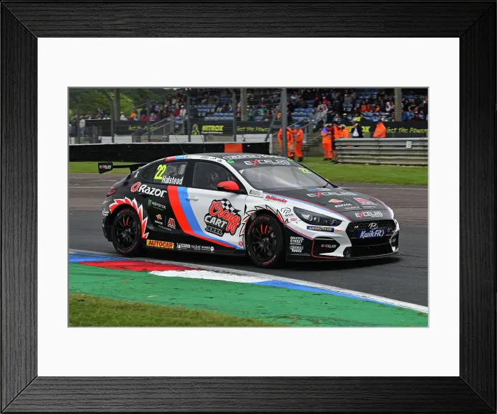 Framed Print : CJ14 0652 Nick Halstead, Hyundai i30N, Team Bristol Street Motors Framed Print : CJ14 0652 Nick Halstead, Hyundai i30N, Team Bristol Street Motors