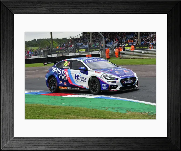Framed Print : CJ14 0658 Tom Ingram, Hyundai i30N, Team Bristol Street Motors Framed Print : CJ14 0658 Tom Ingram, Hyundai i30N, Team Bristol Street Motors