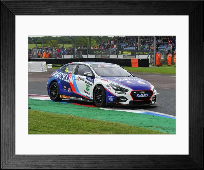 Framed Print : CJ14 0696 Ronan Pearson, Hyundai i30N, Team Bristol Street Motors Framed Print : CJ14 0696 Ronan Pearson, Hyundai i30N, Team Bristol Street Motors