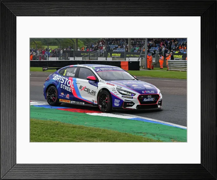 Framed Print : CJ14 0699 Tom Chilton, Hyundai i30N, Team Bristol Street Motors Framed Print : CJ14 0699 Tom Chilton, Hyundai i30N, Team Bristol Street Motors