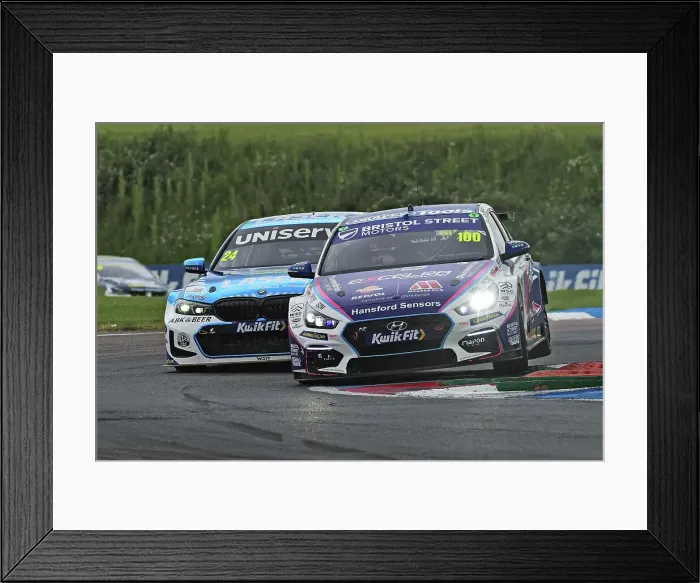 Framed Print : CM34 8291 Tom Ingram, Hyundai i30N, Team Bristol Street Motors Framed Print : CM34 8291 Tom Ingram, Hyundai i30N, Team Bristol Street Motors