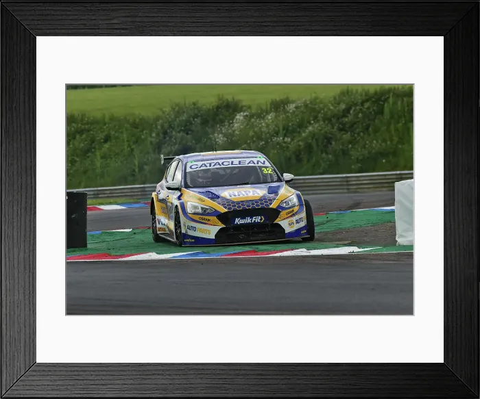 Framed Print : CM34 8304 Daniel Rowbottom, Ford Focus ST, NAPA Racing UK Framed Print : CM34 8304 Daniel Rowbottom, Ford Focus ST, NAPA Racing UK