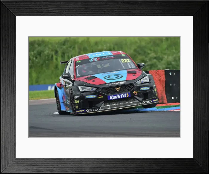 Framed Print : CM34 8319 Chris Smiley, Cupra Leon, Restart Racing Framed Print : CM34 8319 Chris Smiley, Cupra Leon, Restart Racing