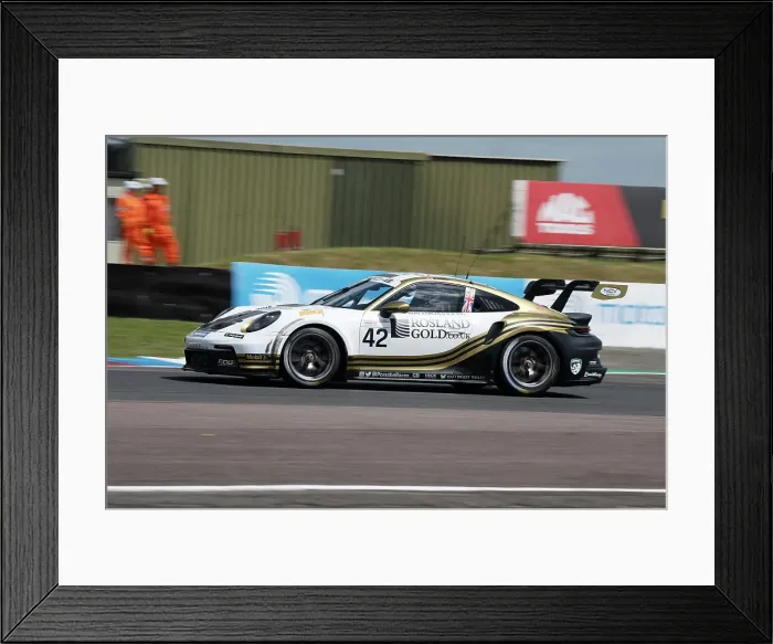 Framed Print : CJ14 0202 George Gamble, Rosland Gold by Century Motorsport, Porsche 911 GT3 Cup Framed Print : CJ14 0202 George Gamble, Rosland Gold by Century Motorsport, Porsche 911 GT3 Cup