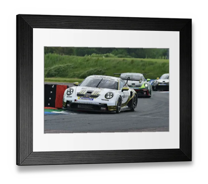 Framed Print : CM34 6809 George Gamble, Rosland Gold by Century Motorsport, Porsche 911 GT3 Cup Framed Print : CM34 6809 George Gamble, Rosland Gold by Century Motorsport, Porsche 911 GT3 Cup