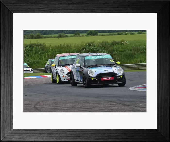 Framed Print : CM35 7563 Leo Purches, MINI Cooper R50, Graves Motorsport Framed Print : CM35 7563 Leo Purches, MINI Cooper R50, Graves Motorsport