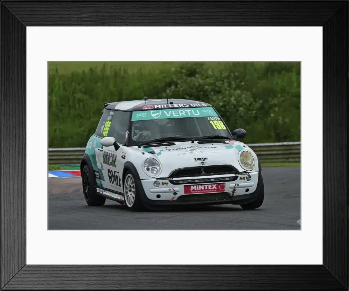 Framed Print : CM35 7584 Ronnie Smith, MINI Cooper R50, Chandler Motorsport Framed Print : CM35 7584 Ronnie Smith, MINI Cooper R50, Chandler Motorsport