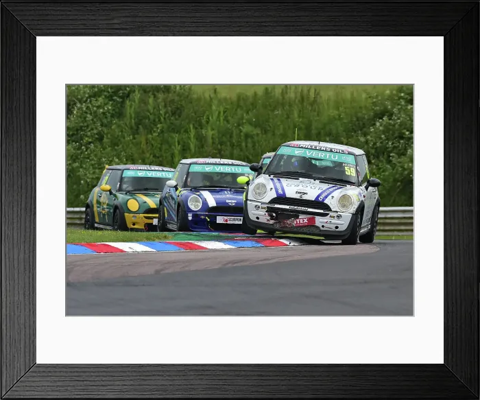 Framed Print : CM35 7596 Rhys Hurd, MINI Cooper R50, Chandler Motorsport Framed Print : CM35 7596 Rhys Hurd, MINI Cooper R50, Chandler Motorsport