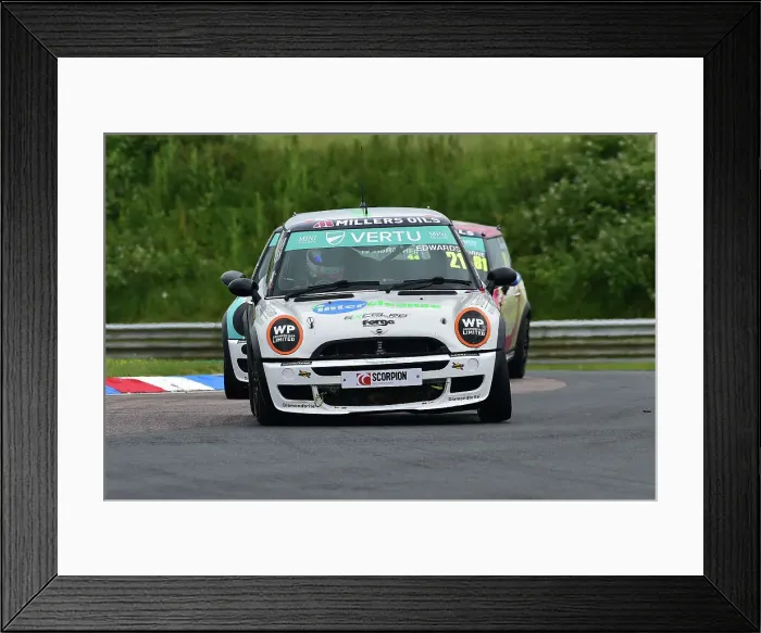 Framed Print : CM35 7650 Nathan Edwards, MINI Cooper R50, EXCELR8 Motorsport Framed Print : CM35 7650 Nathan Edwards, MINI Cooper R50, EXCELR8 Motorsport
