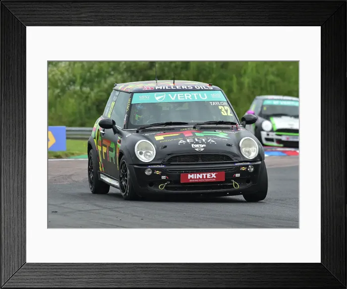 Framed Print : CM35 7679 Frankie Taylor, MINI Cooper R50, Graves Motorsport Framed Print : CM35 7679 Frankie Taylor, MINI Cooper R50, Graves Motorsport