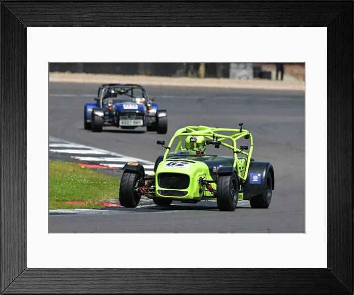Framed Print : CJ14 1146 Darren McCormack, Caterham 420R Framed Print : CJ14 1146 Darren McCormack, Caterham 420R