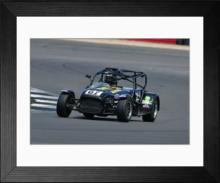 Framed Print : CJ14 1153 Gavin Crawford, Tom Woodcock, Caterham 420R