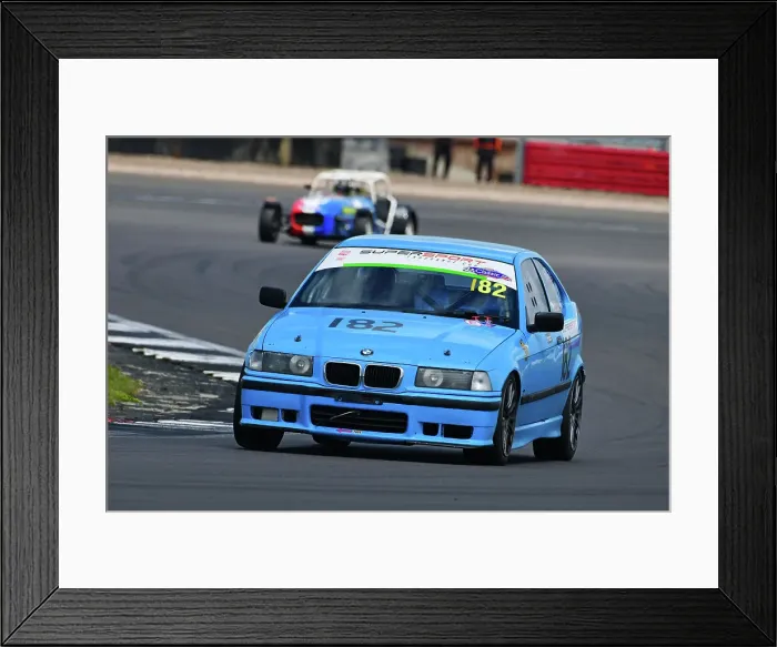 Framed Print : CJ14 1157 Ben Cater, Malcolm Scott, BMW E36 Compact
