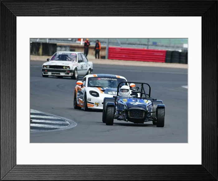 Framed Print : CJ14 1167 Simon Lanyon, Caterham Superlight R Framed Print : CJ14 1167 Simon Lanyon, Caterham Superlight R