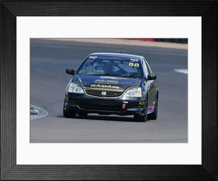 Framed Print : CJ14 1173 Jamie Sturges, Ian Knight, Honda Civic EP3 Framed Print : CJ14 1173 Jamie Sturges, Ian Knight, Honda Civic EP3