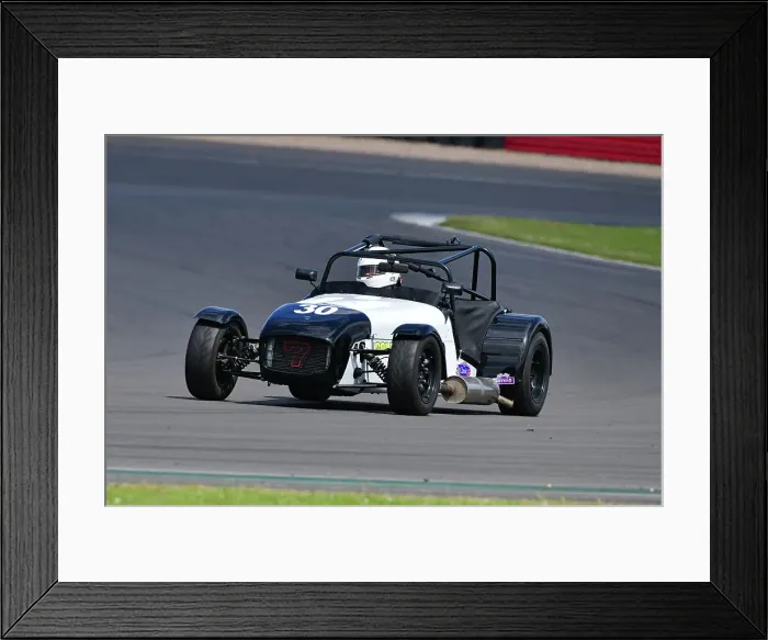 Framed Print : CJ14 1174 Paul Fines-Allin, Caterham 7 Framed Print : CJ14 1174 Paul Fines-Allin, Caterham 7
