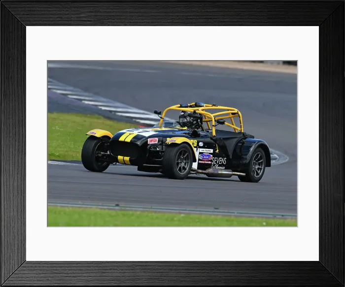 Framed Print : CJ14 1194 Luke Tzourou, Caterham 7 Supersport Framed Print : CJ14 1194 Luke Tzourou, Caterham 7 Supersport