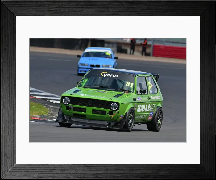 Framed Print : CJ14 1198 Ross Irvine, Volkswagen Golf GTi Mk1