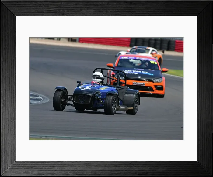 Framed Print : CJ14 1206 Simon Lanyon, Caterham Superlight R Framed Print : CJ14 1206 Simon Lanyon, Caterham Superlight R
