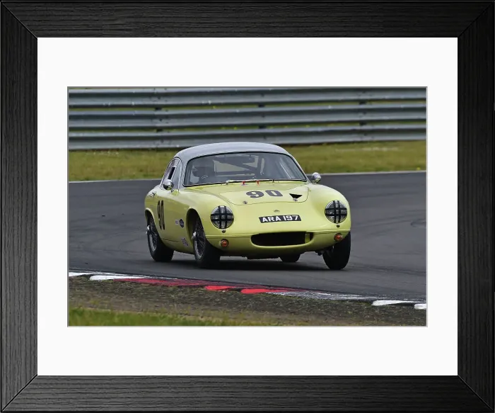 Framed Print : CM35 9637 Thomas Giddings, Lotus Elite