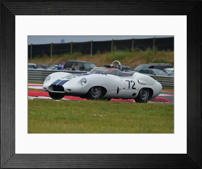 Framed Print : CM35 9377 Richard Cook, Lister Jaguar Costin Framed Print : CM35 9377 Richard Cook, Lister Jaguar Costin