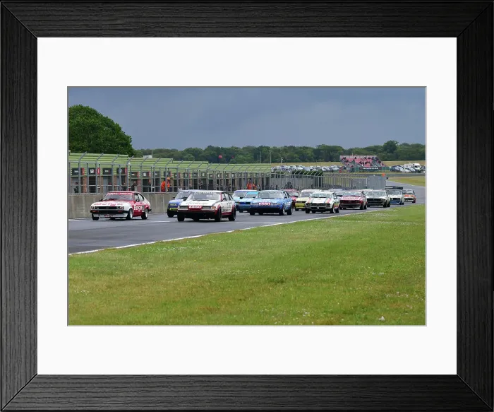 Framed Print : CJ14 1936 The grid for the start