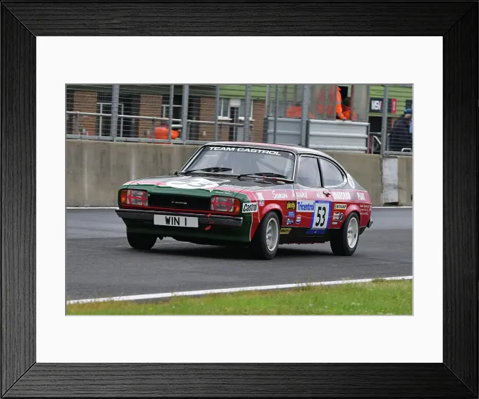 Framed Print : CJ14 2021 Richard Locke, Ford Capri Mk2 3 litre S Framed Print : CJ14 2021 Richard Locke, Ford Capri Mk2 3 litre S