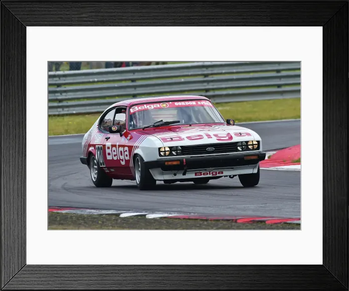 Framed Print : CM35 9585 Nick Jarvis, Scott Malvern, Ford Capri 3 litre S