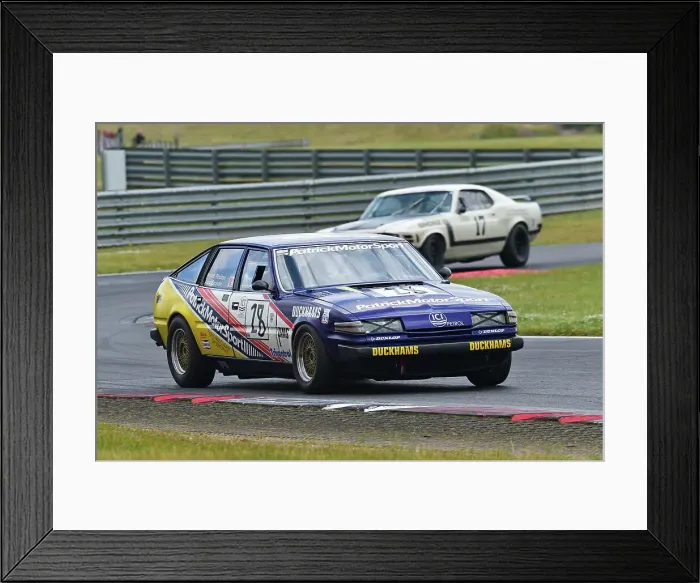Framed Print : CM35 9594 Myles Poulton, Patrick Motorsport Rover SD1 Framed Print : CM35 9594 Myles Poulton, Patrick Motorsport Rover SD1