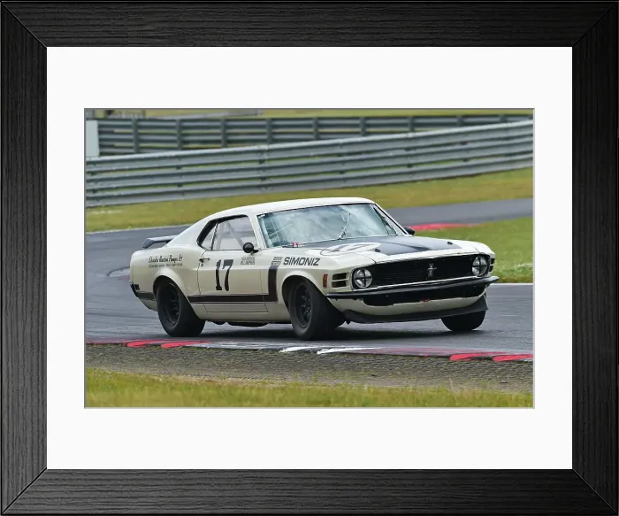 Framed Print : CM35 9595 Fred Shepherd, Bill Shepherd, Ford Boss Mustang 302 Framed Print : CM35 9595 Fred Shepherd, Bill Shepherd, Ford Boss Mustang 302