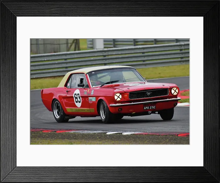 Framed Print : CJ14 2213 John Davison, Ford Mustang