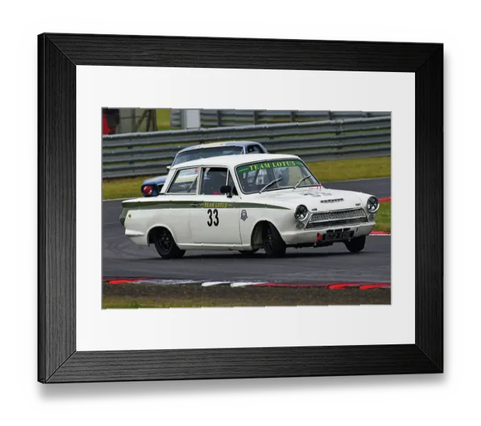 Framed Print : CJ14 2221 Alex Williams, Lotus Ford Cortina Mk1 Framed Print : CJ14 2221 Alex Williams, Lotus Ford Cortina Mk1