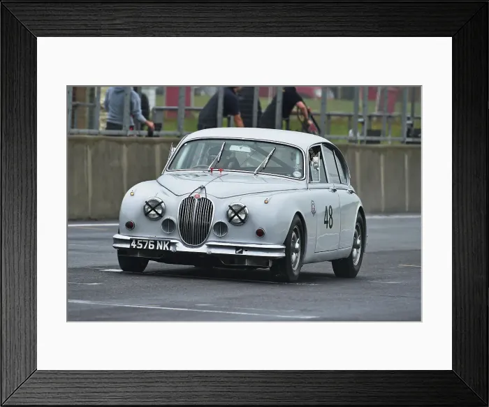 Framed Print : CM35 9431 Tom Butterfield, John Young, Jaguar Mk2 Framed Print : CM35 9431 Tom Butterfield, John Young, Jaguar Mk2