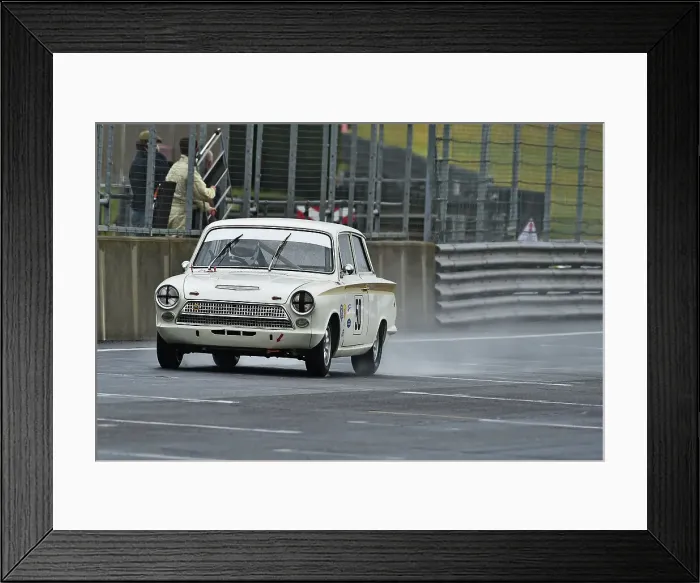 Framed Print : CM35 9432 John Ure, George Ure, Lotus Ford Cortina Mk1 Framed Print : CM35 9432 John Ure, George Ure, Lotus Ford Cortina Mk1