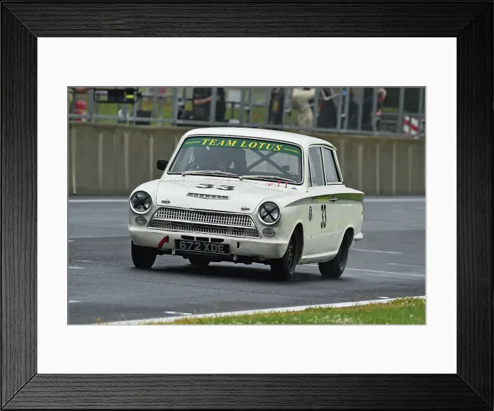 Framed Print : CM35 9440 Alex Williams, Lotus Ford Cortina Mk1 Framed Print : CM35 9440 Alex Williams, Lotus Ford Cortina Mk1