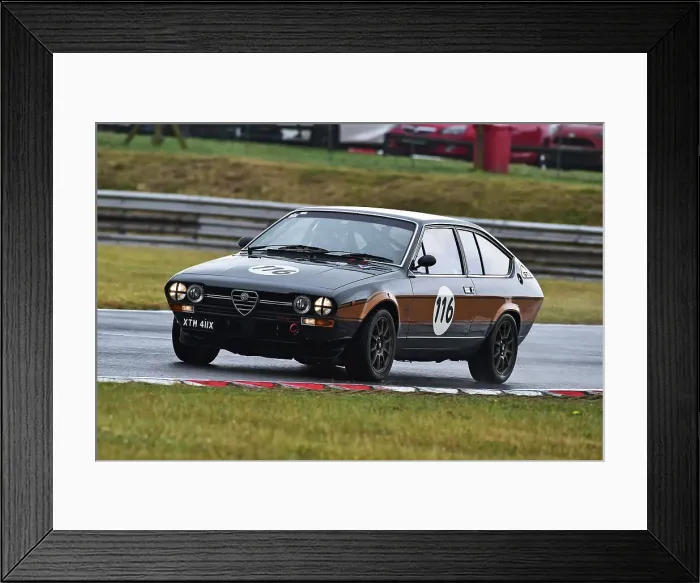 Framed Print : CM35 9274 Brent Syndercombe, Alfa Romeo Alfetta GTV
