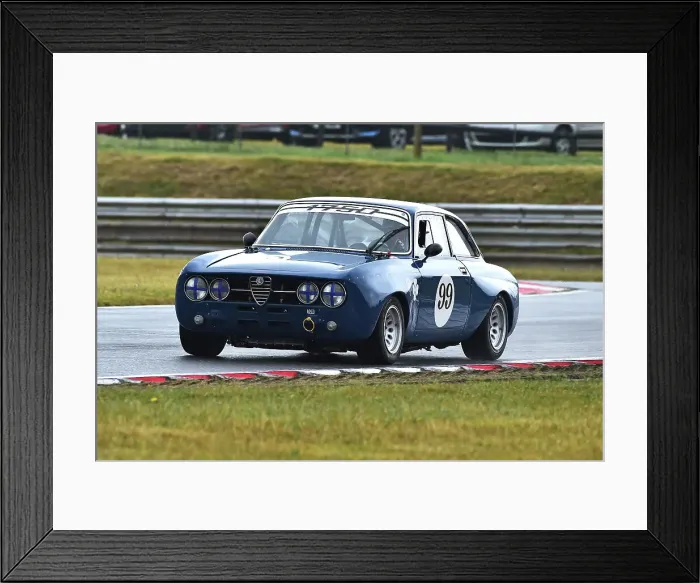 Framed Print : CM35 9280 Gavin Watson, Alfa Romeo 1750 GTAm